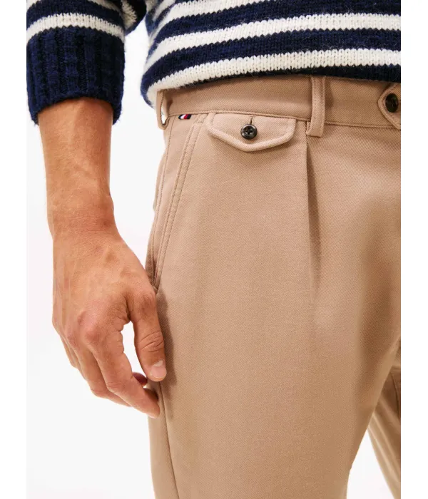 Брюки-Чинос в стиле гарлем Tapered fit Tommy Hilfiger, бежевый — фото 4