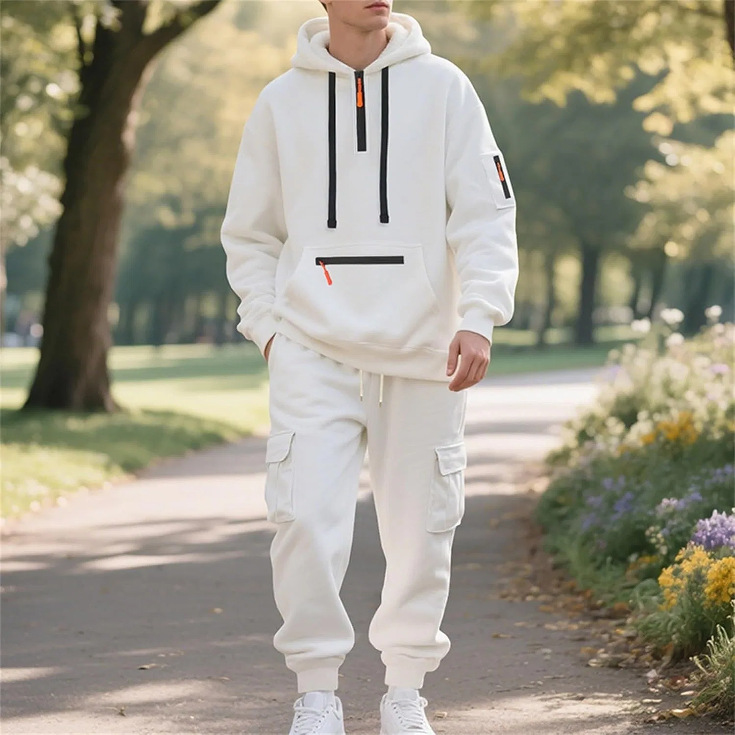 Спортивный костюм Oversized, White — фото 2