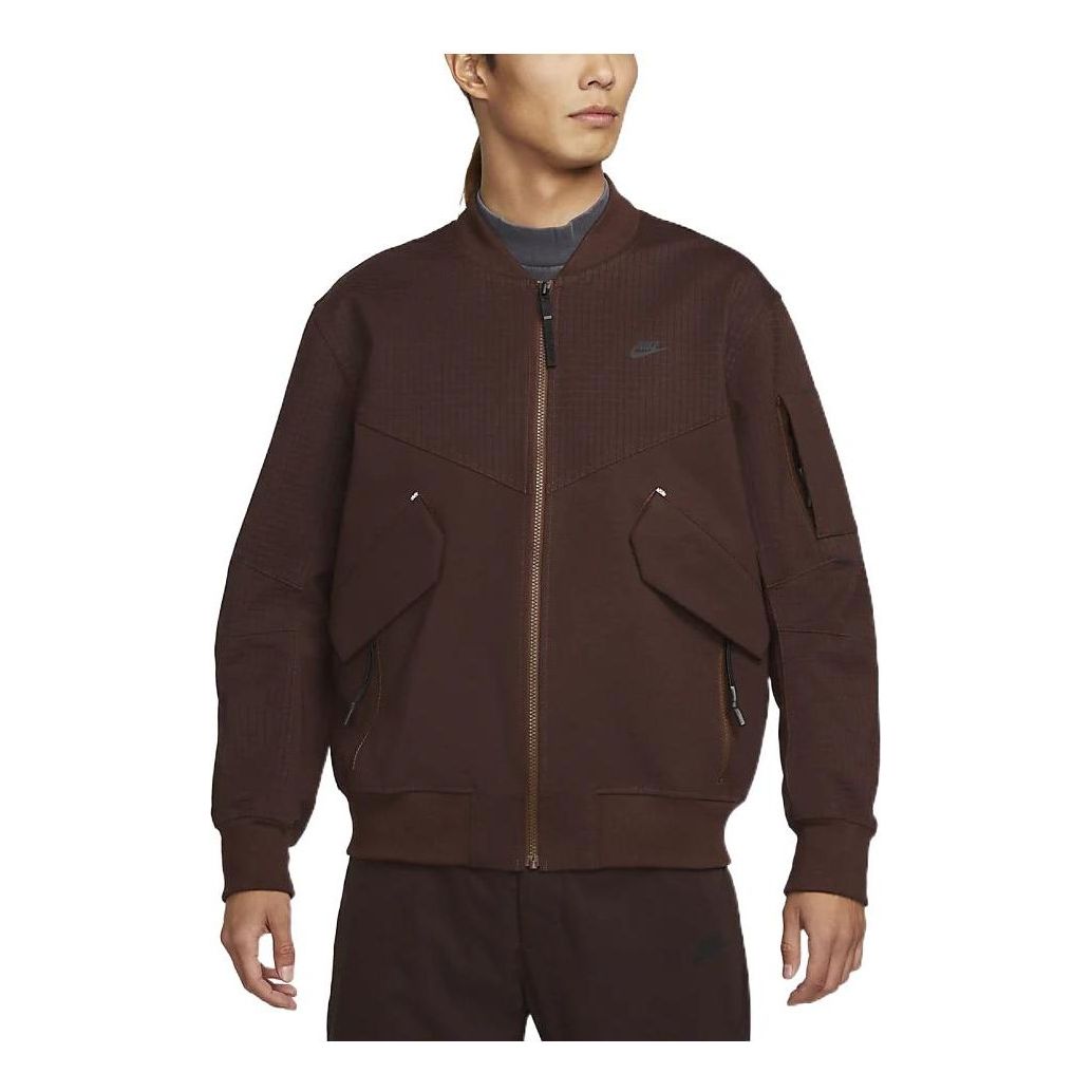 

Куртка Men's Nike Sportswear Storm-fit Tech Pack Unlined Loose Zipper Jacket DM5502-215, коричневый