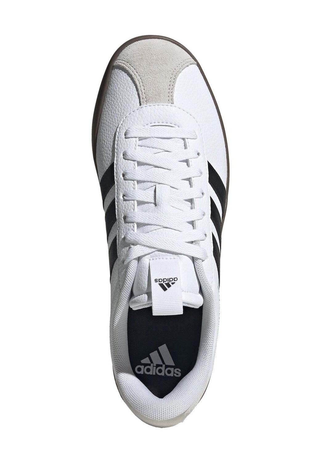 Мужские кожаные кроссовки VL Court 3.0 adidas, цвет Ftwwht Cblack Greo — фото 2