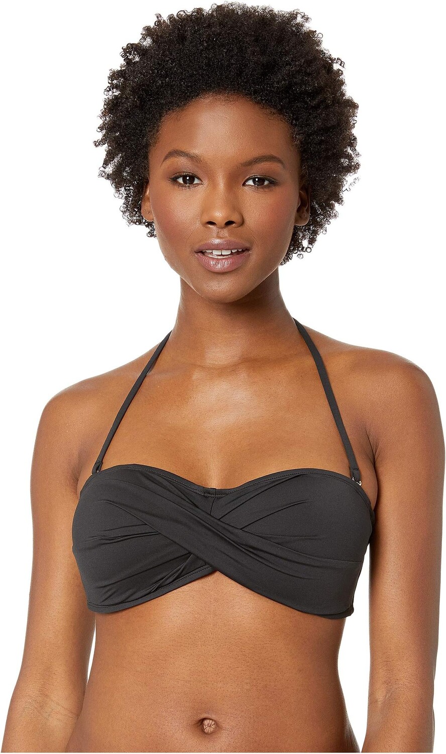 

Купальник Tommy Bahama Pearl Twist Bandeau Bra, черный