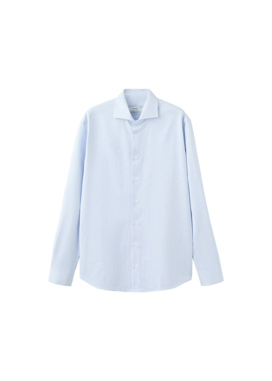 

Рубашка Slim Fit на пуговицах MANGO MAN Cagliari, Pastel Blue