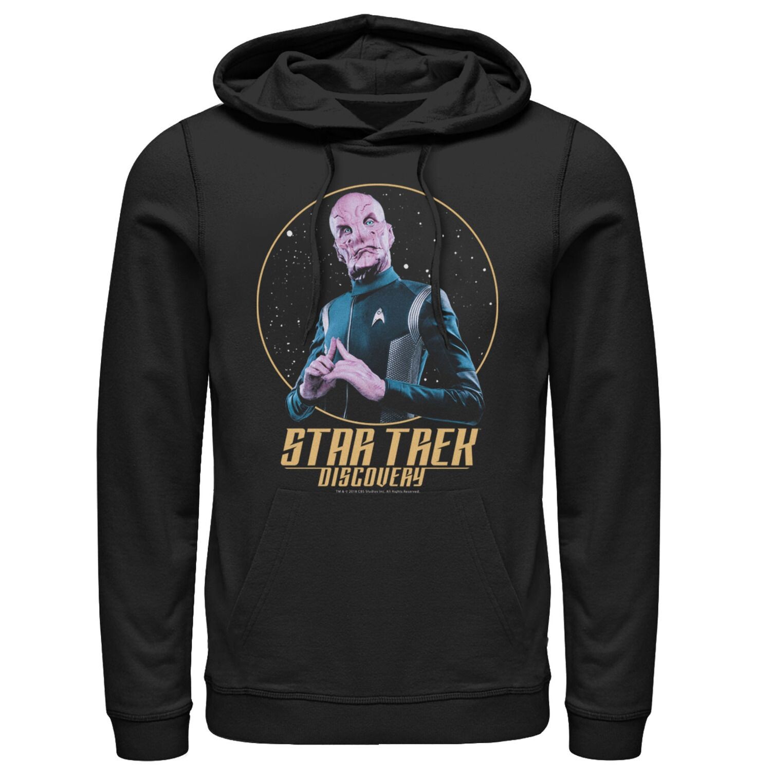 

Мужская толстовка с портретом Star Trek Discovery Saru Star Circle Licensed Character