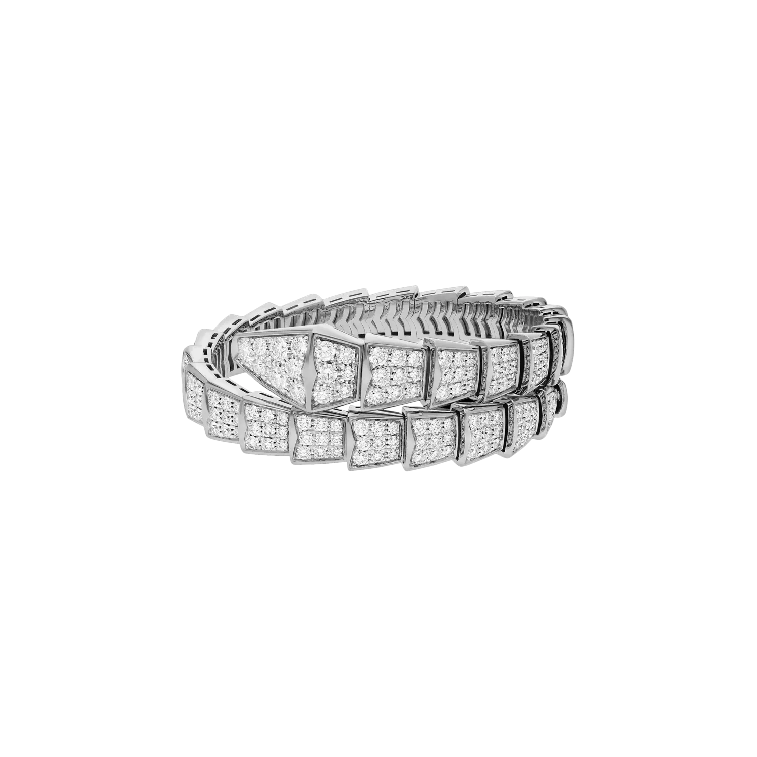 

Браслет Bulgari Viper змея из белого золота с бриллиантовым паве
