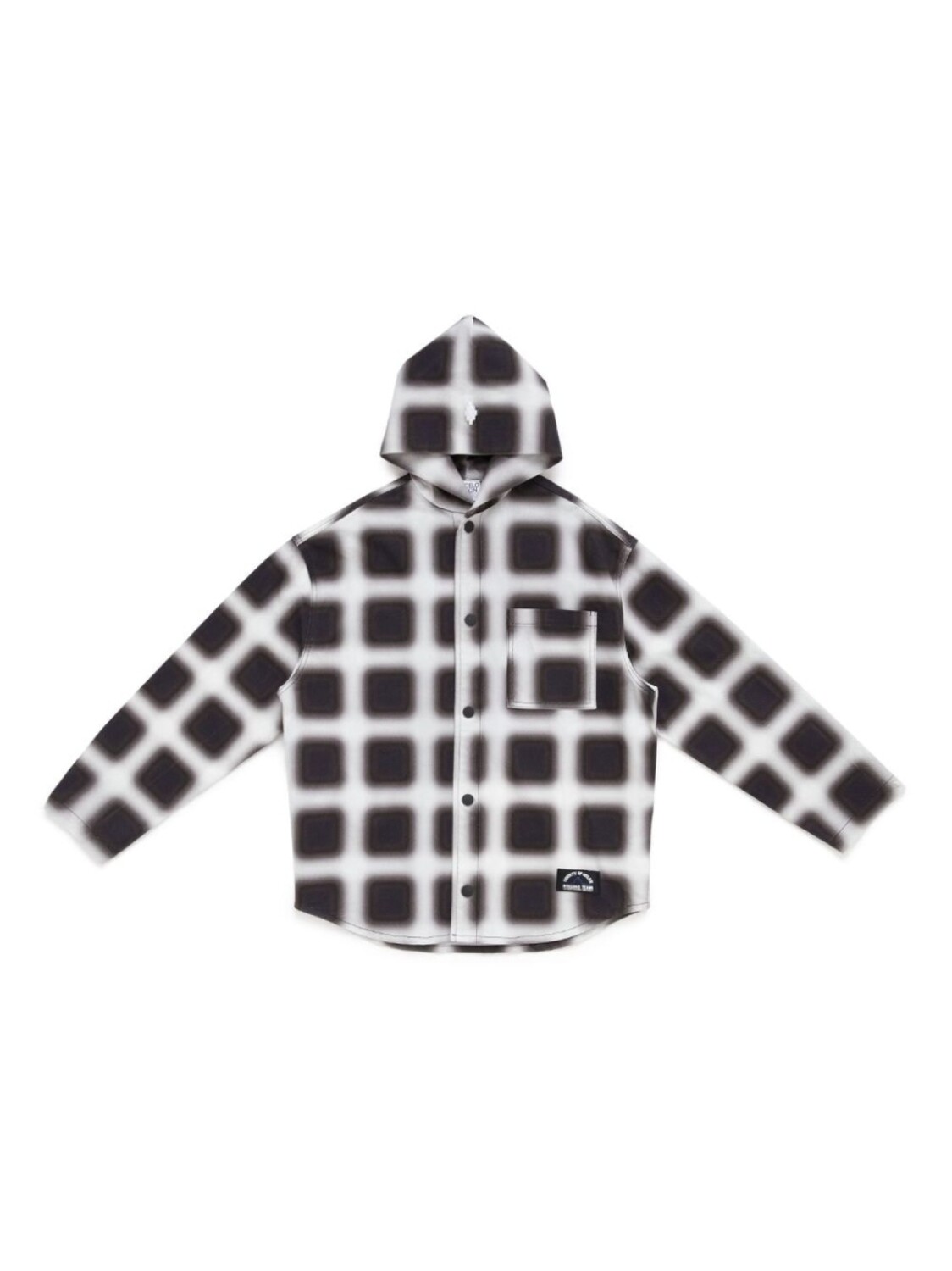 

Худи Blurred Check Marcelo Burlon County Of Milan Kids, черный