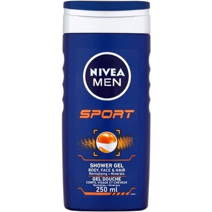 

Мужской спортивный гель для душа 250 мл лимон, Nivea