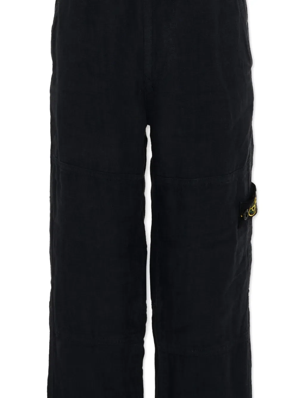 Повседневные брюки с нашивками Stone Island Junior, черный — фото 4