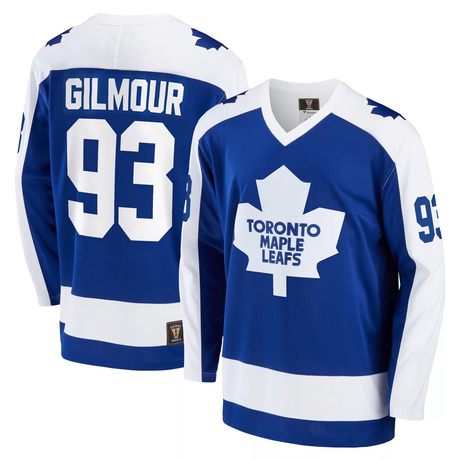 

Мужская синяя футболка с логотипом Doug Gilmour Toronto Maple Leafs для пенсионеров Fanatics, Синий, Мужская синяя футболка с логотипом Doug Gilmour Toronto Maple Leafs для пенсионеров Fanatics