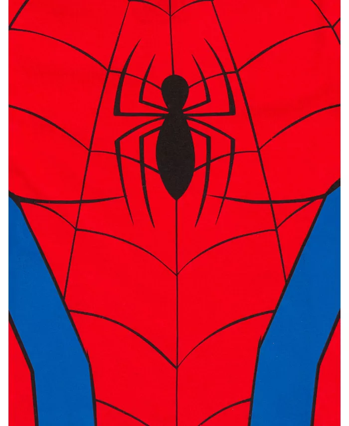 Футболка для мальчиков Marvel в стиле семейного косплея Spider-Man, красный — фото 3