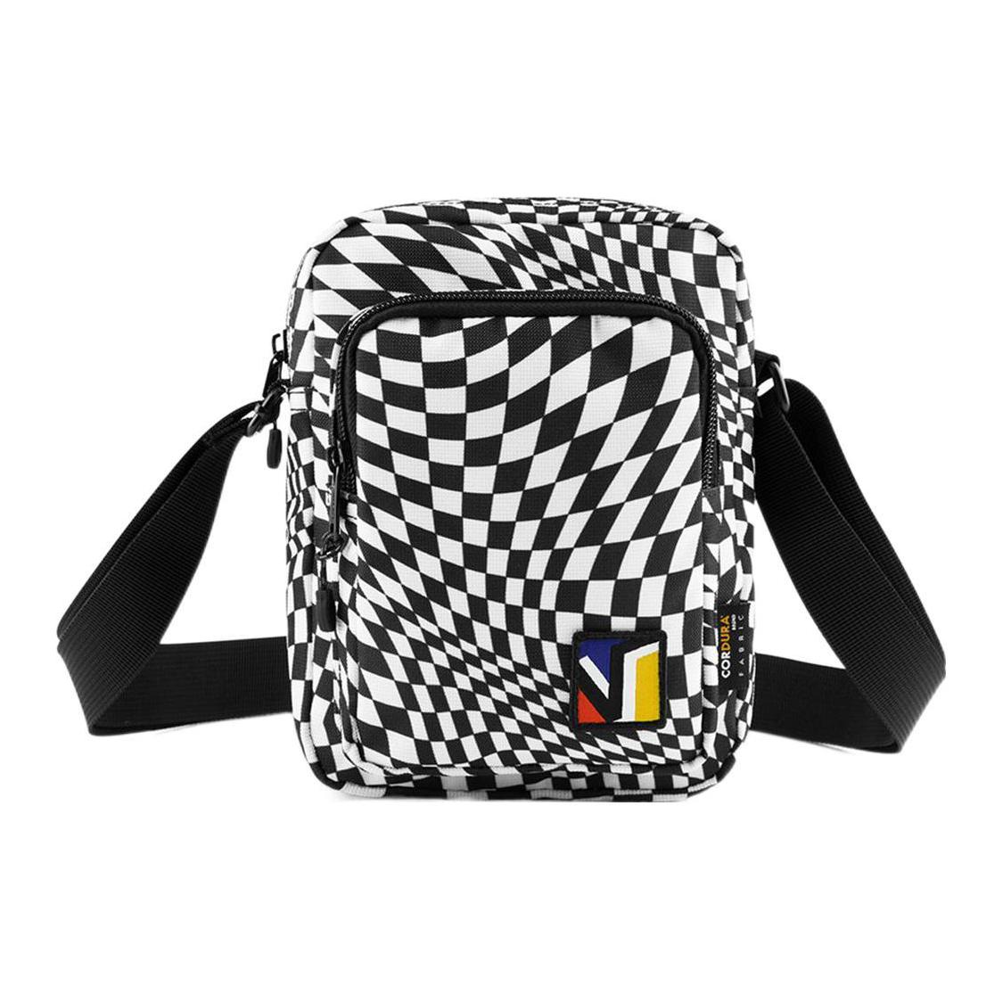 

Сумка-шопер, Сумка через плечо, Кроссбод унисекс черно-белая Vans