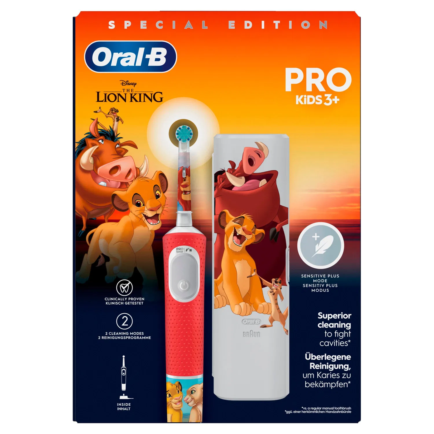Электрическая детская зубная щетка Vitality Pro Kids Oral-B — фото 3