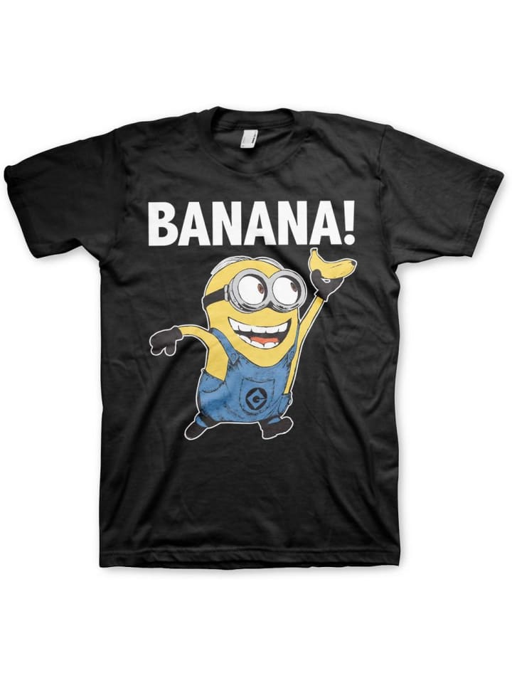 

Футболка Banana Big Tall T-Shirt черного цвета Minions, Черный, Футболка Banana Big Tall T-Shirt черного цвета Minions