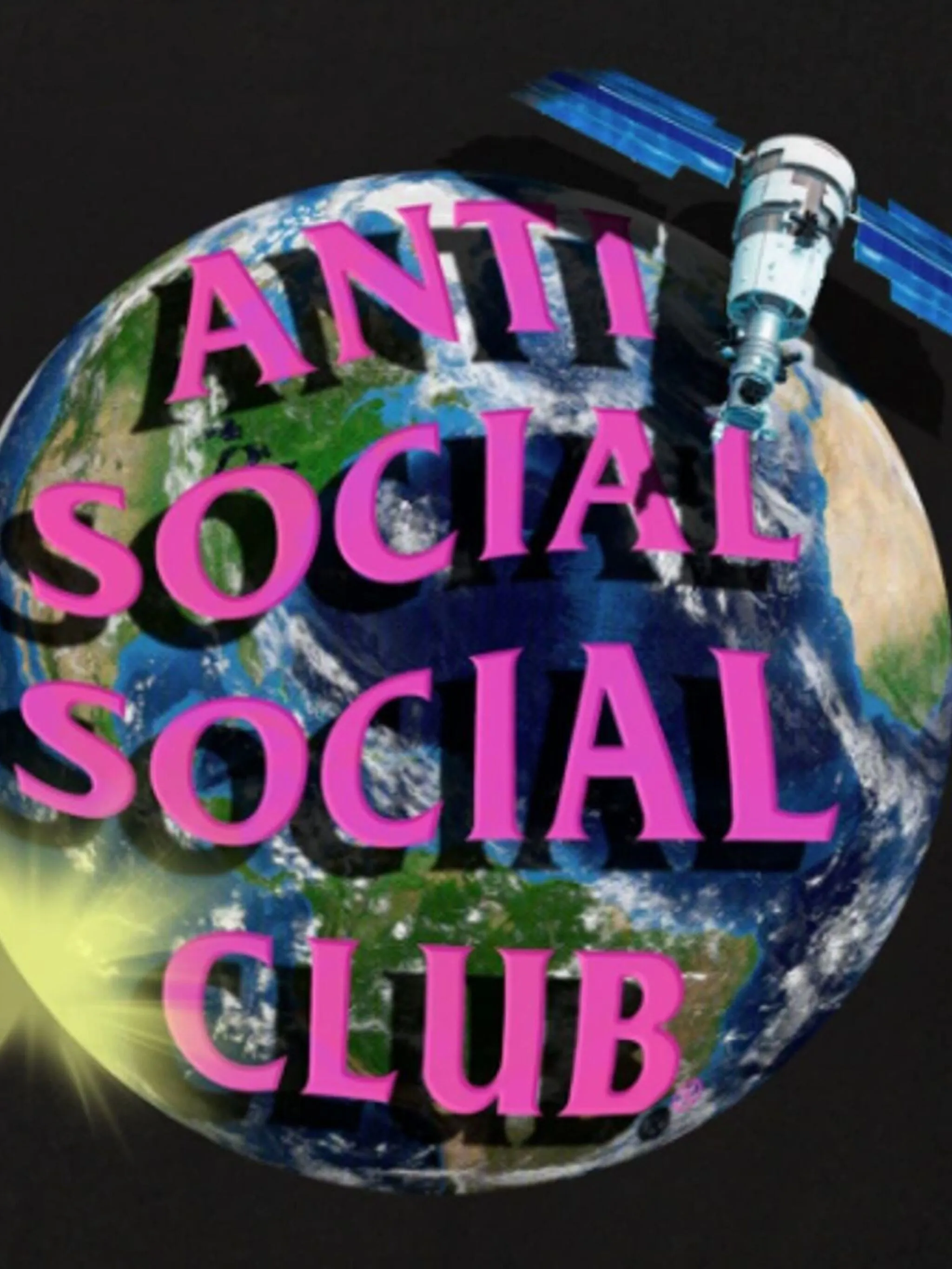 

Худи Worldwide Anti Social Social Club, черный