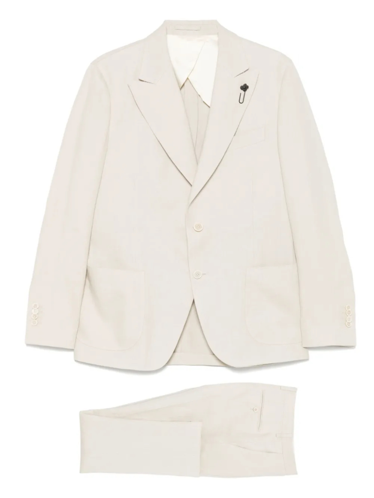 

Однобортный костюм Lardini, нейтральный