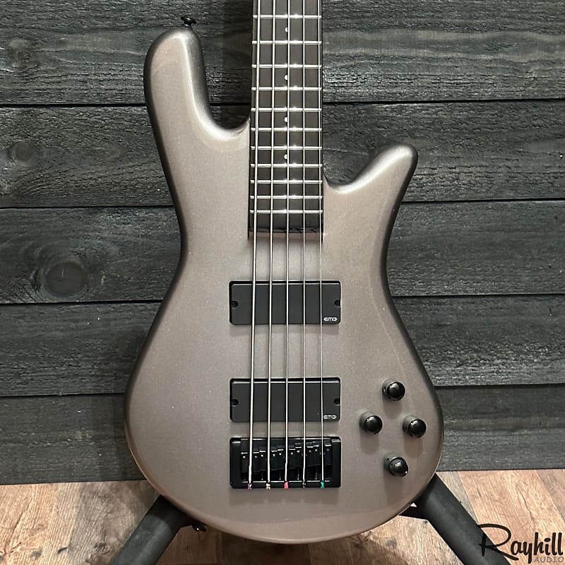 

Басс гитара Spector NS Ethos HP 5 String Electric Bass Guitar Gunmetal Silver