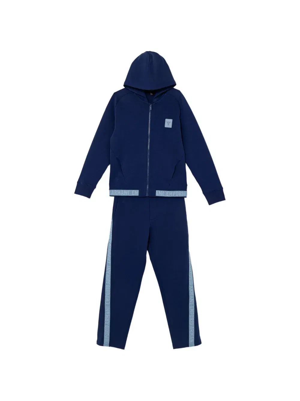 Спортивный костюм с капюшоном Emporio Armani Kids, синий