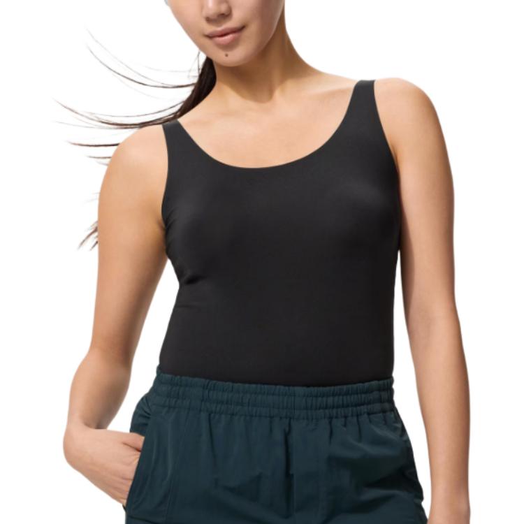 UNIQLO Женский черный топ Tank