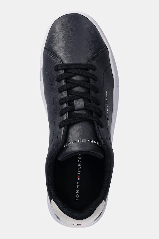 Кожаные кроссовки TH Court Lth Detail Ess Tommy Hilfiger, темно-синий — фото 4