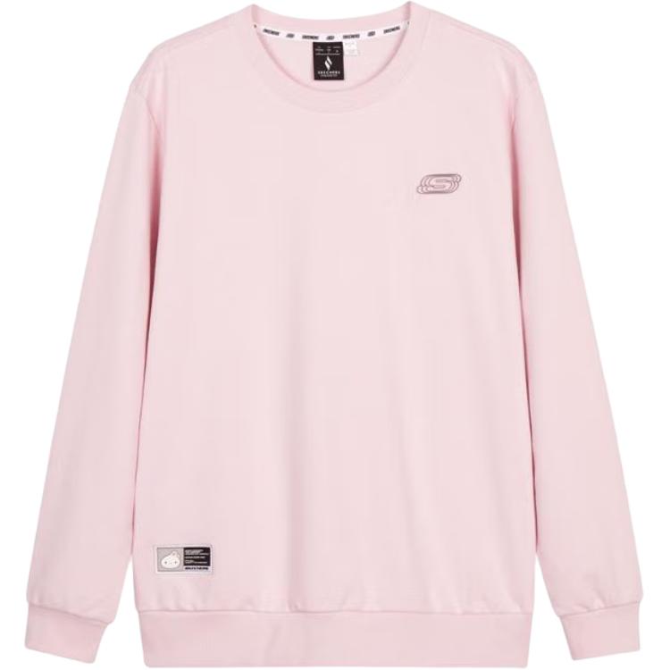 

Skechers Толстовка Sports Life Collection унисекс, серая с розовым