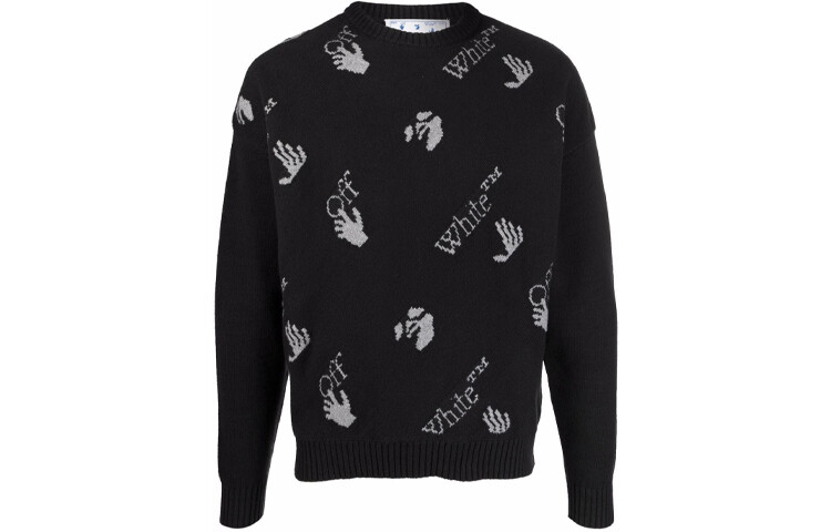 

OFF-WHITE Мужской свитер, цвет Black