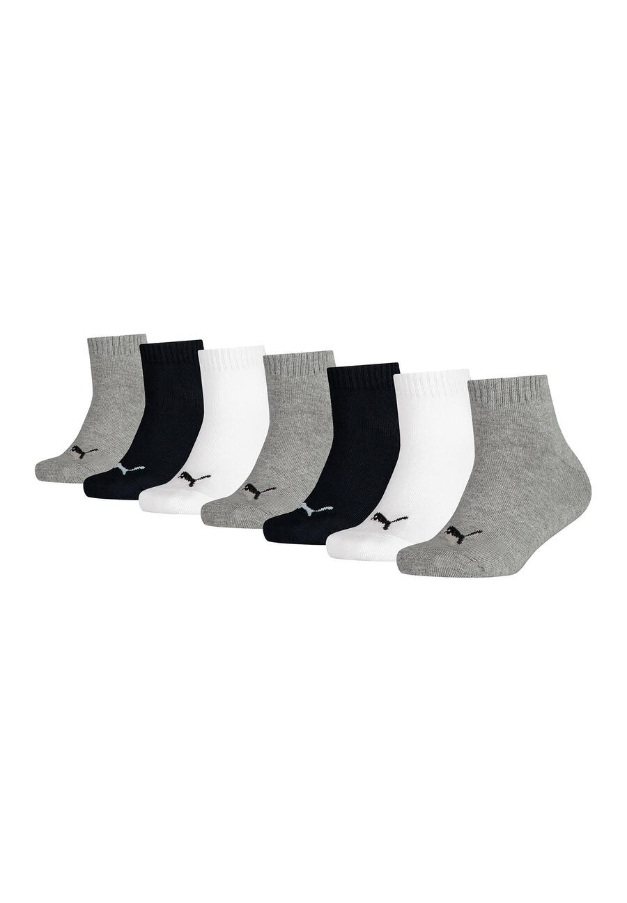 

Детские носки Puma Kids Quarter Socks, размеры 23-42 для девочек и мальчиков, 7 пар