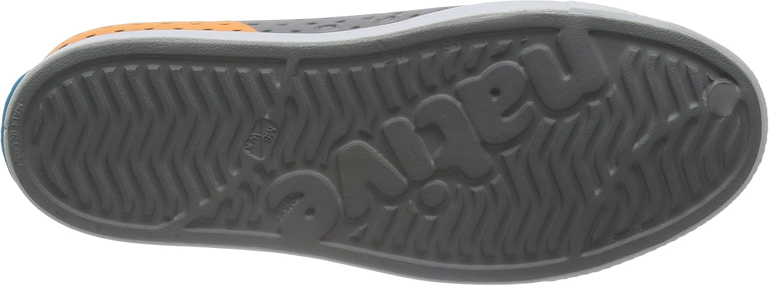 Кроссовки Native Unisex Jefferson Sugarlite Block Native Shoes, серый/оранжевый — фото 4