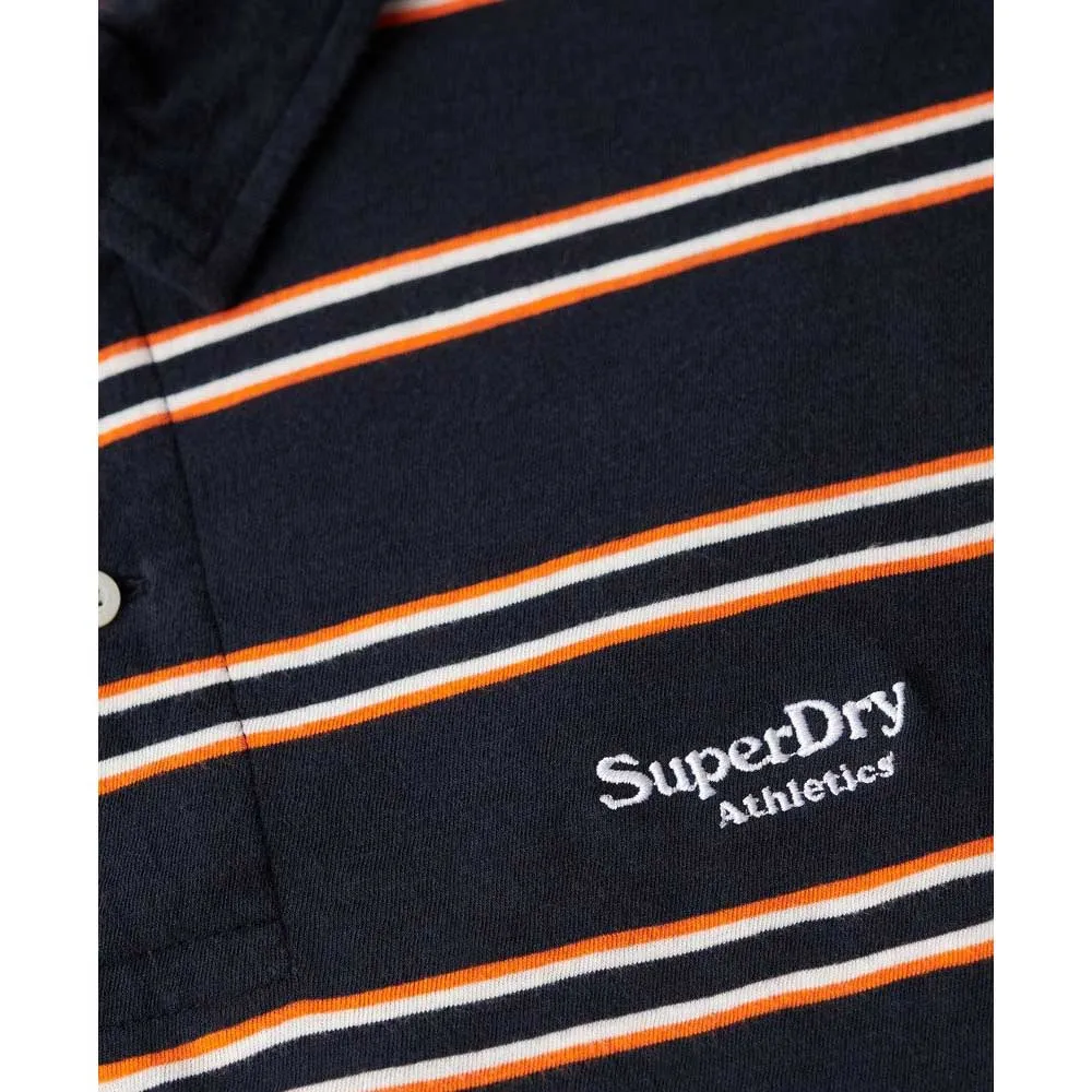 Поло с коротким рукавом Superdry Lightweight Stripe, синий — фото 2