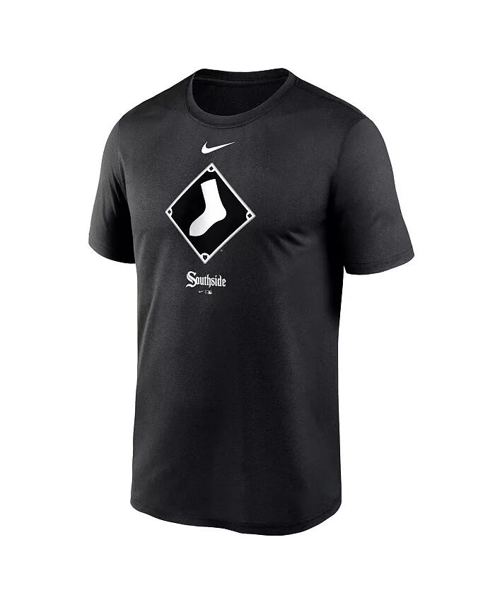 Футболка мужская черная Chicago White Sox City Connect с логотипом Nike — фото 4