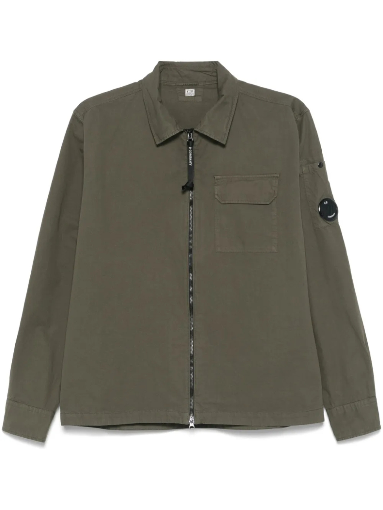 

Верхняя рубашка на молнии C.P. Company, зеленый