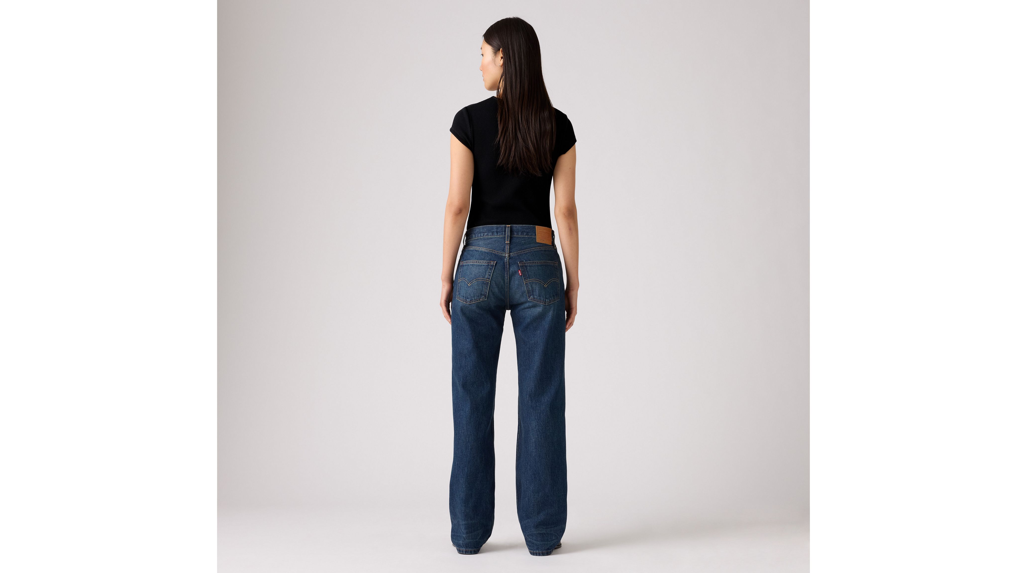 Женские джинсы 501 90-х годов с кромкой Levi's, Educate In Arts - Dark Wash — фото 3