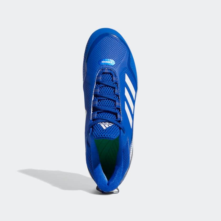 Мужские бейсбольные кроссовки Adidas Icon 7, белый/синий/серебряный — фото 3