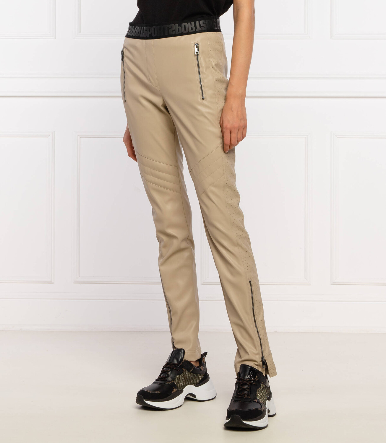 

Брюки Marc Cain regular fit, бежевый