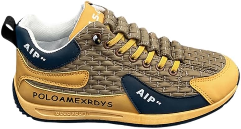 

Ретро мужские кроссовки с толстой подошвой для повседневной носки. Верх выполнен из мягкого и гладкого материала. Подкладка сухая и дышащая. Прочная подошва с противоскользящим эффектом Clolinde, хаки