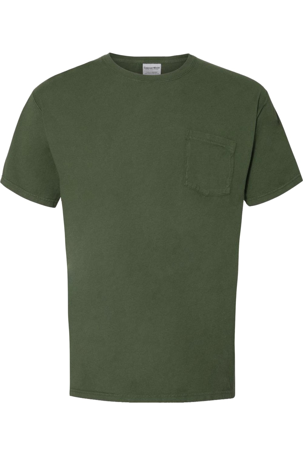 

Футболка ComfortWash by Hanes Garment-Dyed Pocket, цвет moss