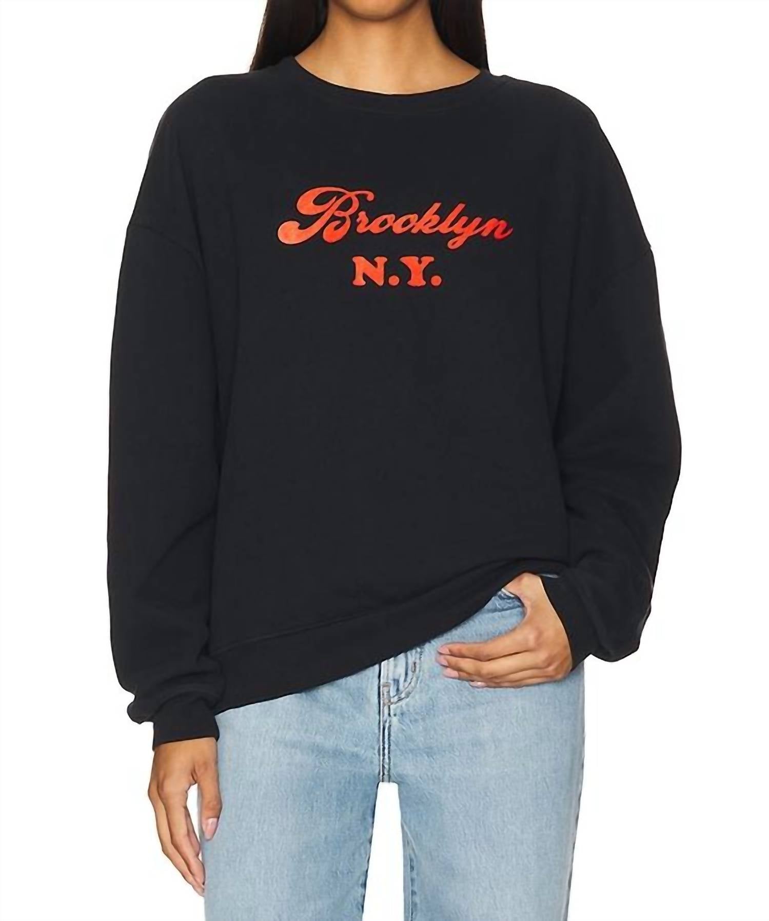 

Черный оверсайз худи Brooklyn KULE