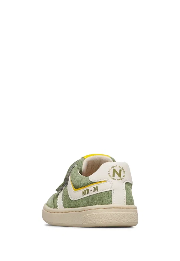 Кроссовки для скейтбординга Marves low vl. skate shoes Naturino, зелёно-жёлтый — фото 4