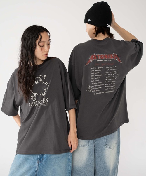 

Футболка с графическим принтом WEGO, разноцветная