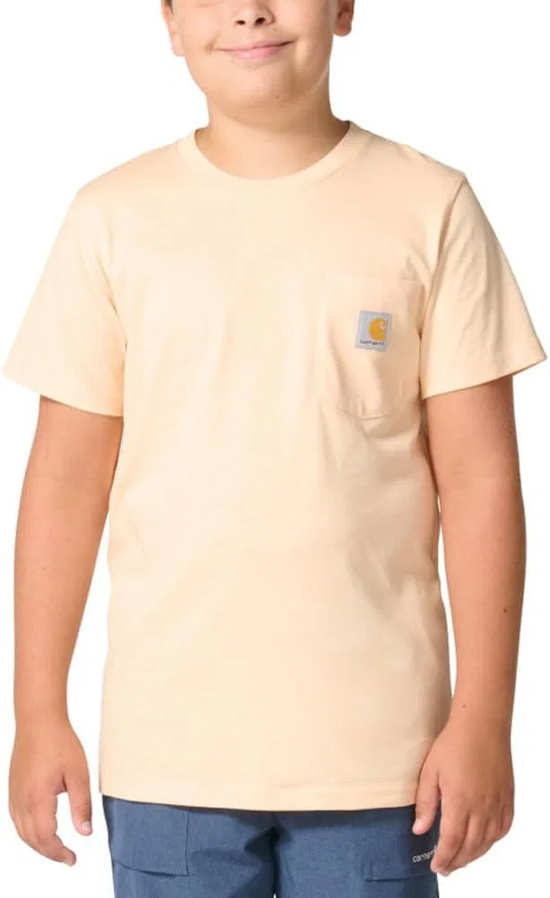 Футболка детская с карманом Carhartt, Bleached Apricot
