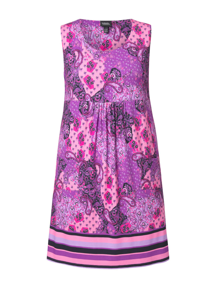 

Короткое платье Ulla Popken, цвет kräftiges pink