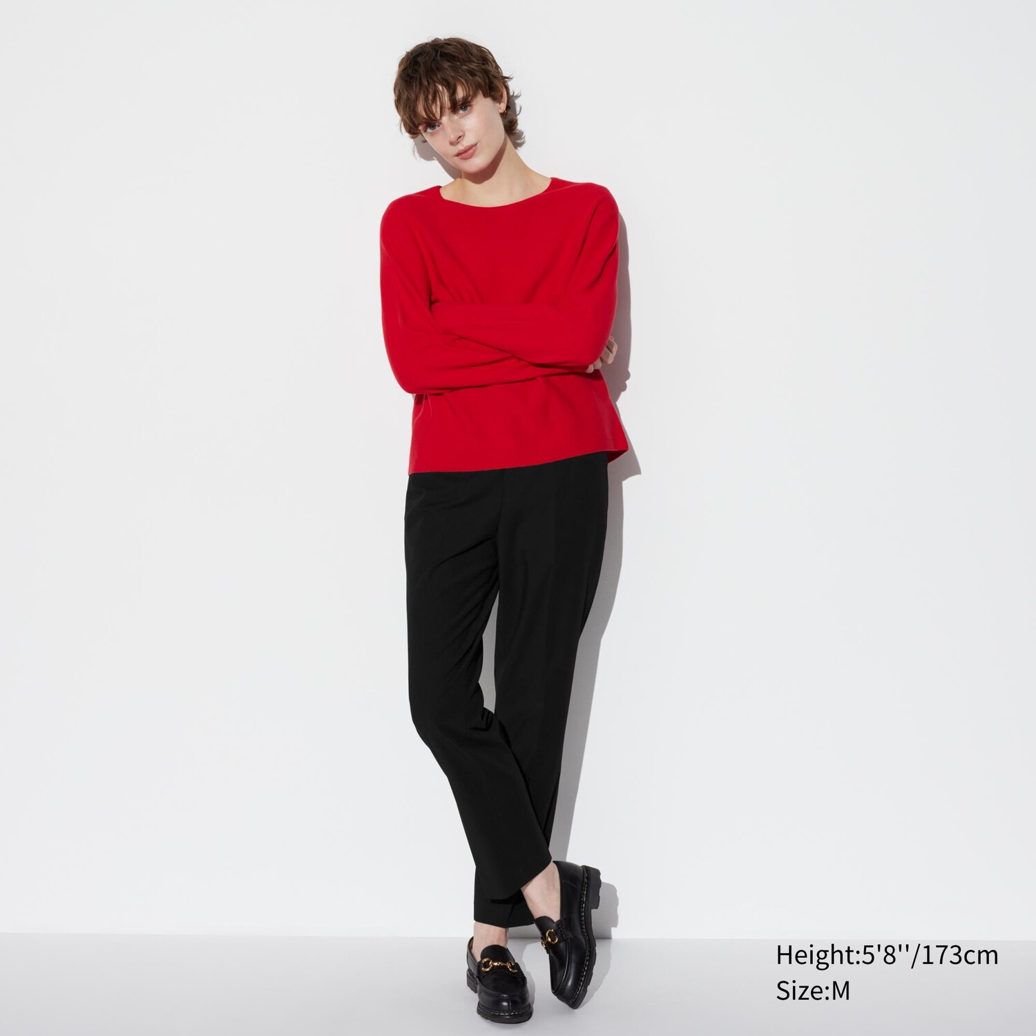 

Брюки UNIQLO smart по щиколотку, черный