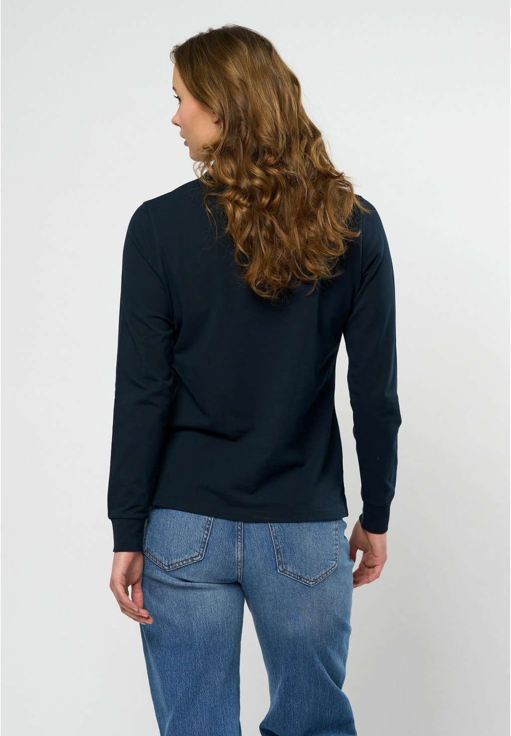 Топ с длинными рукавами LISE LONG SLEEVE POLO - Polo shirt U.S. Polo Assn., темно-синий — фото 3