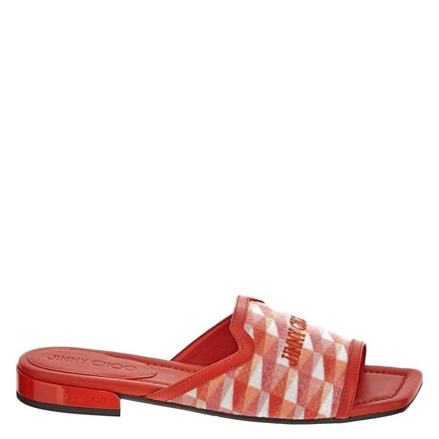 Джимми Чу Нако Наппа Кожаные балетки Jimmy Choo, розовый