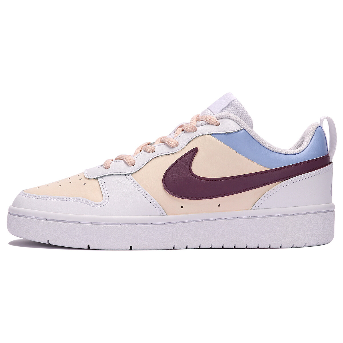 

Кроссовки для скейтборда Court Borough женские, низкие, желтый/синий Nike