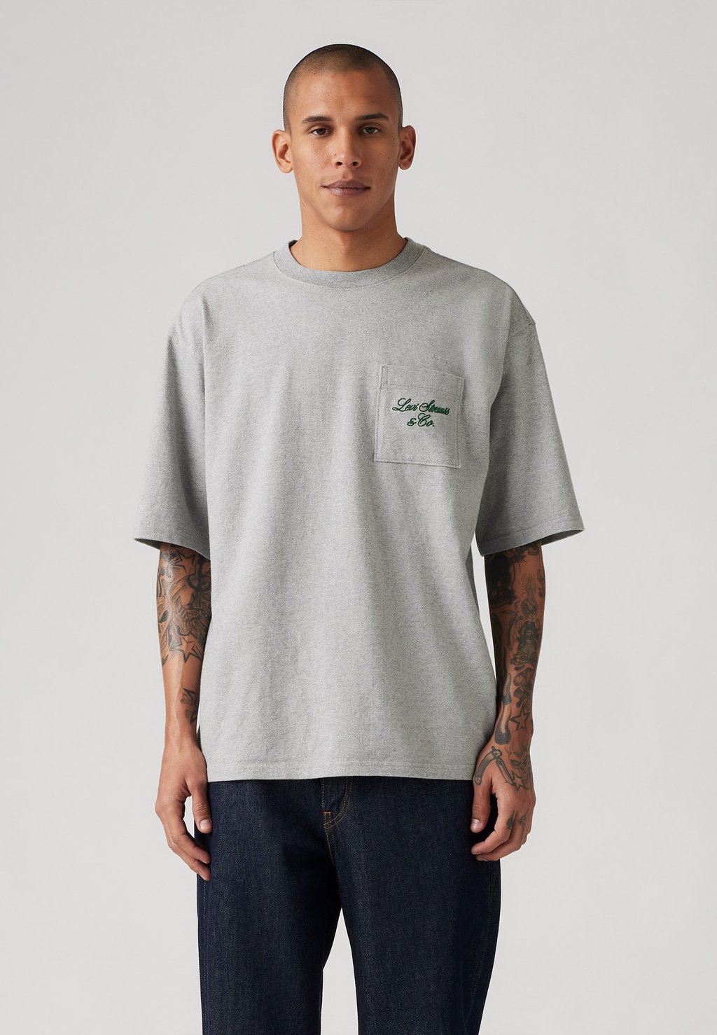 

Футболка с принтом HALF SLEEVE Levi's, серый