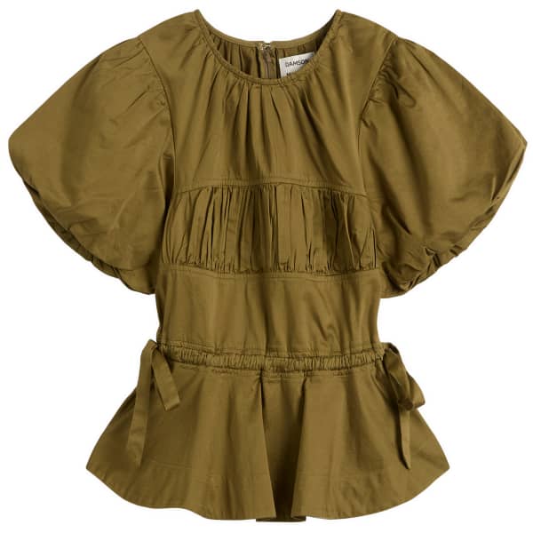 

Блузка Хэдли Damson Madder, оливковый