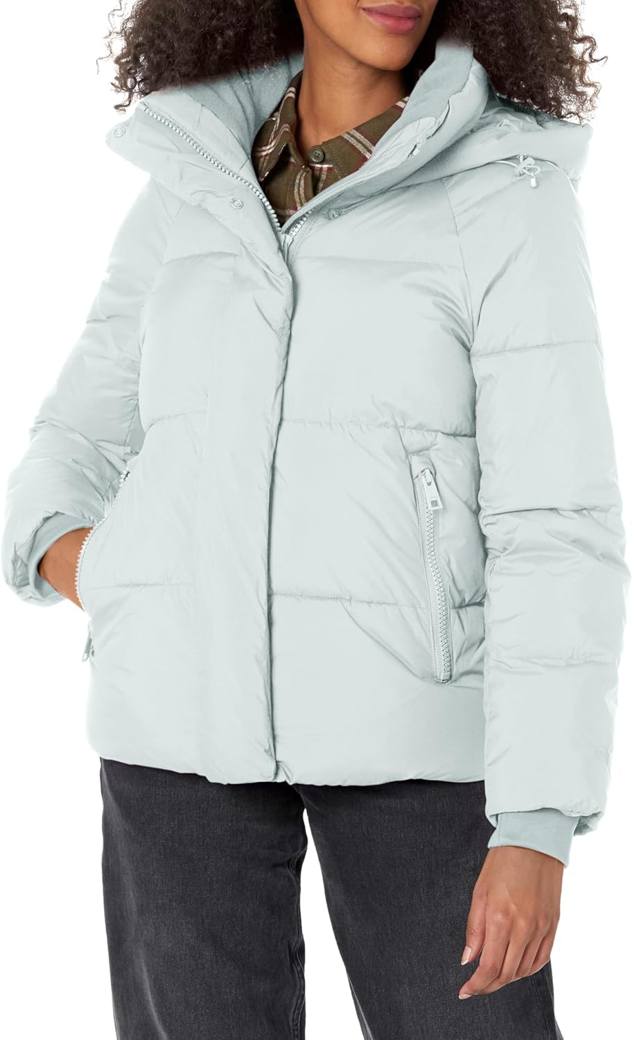 

Levi's Женская утепленная куртка Selma с капюшоном, Pale Blue