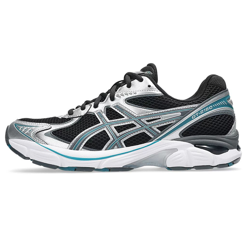 

ASICS GT 2160 Slip Resistant Abrasion Resistant низкие кроссовки для бега Casual Unisex Silver Black