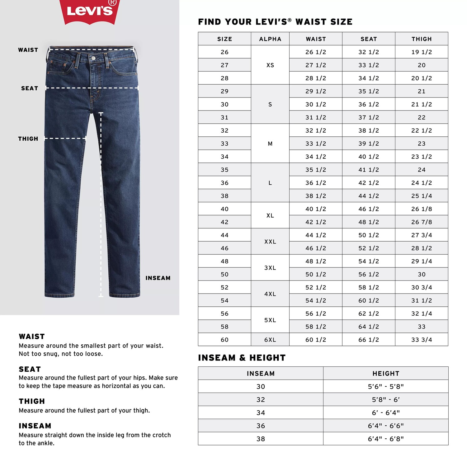 

Мужские джинсы 501 Original с усадкой по фигуре Levi's, черный