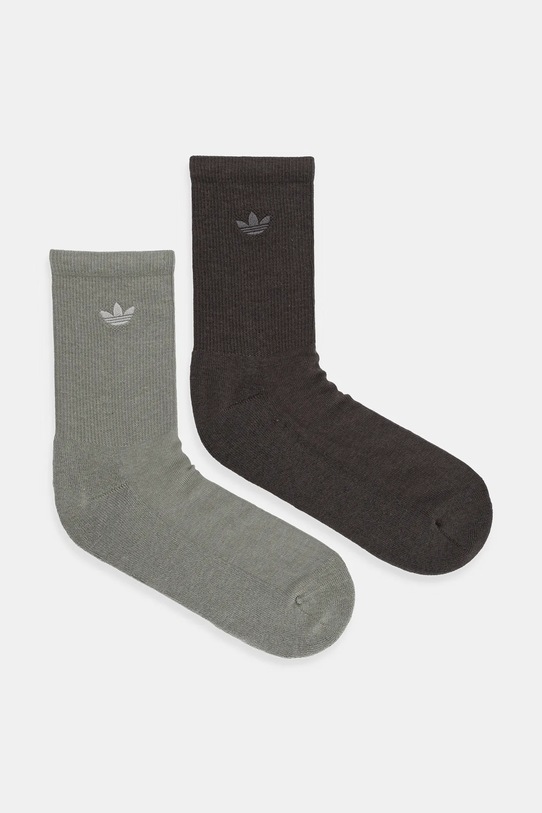 

Носки двухцветные 2 пары Adidas Originals, зеленый