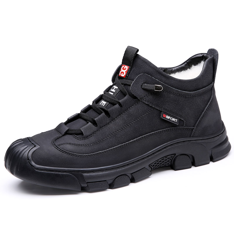 KACHILANG Мужские повседневные кроссовки Mid Top черно-серые, цвет Gray — фото 3